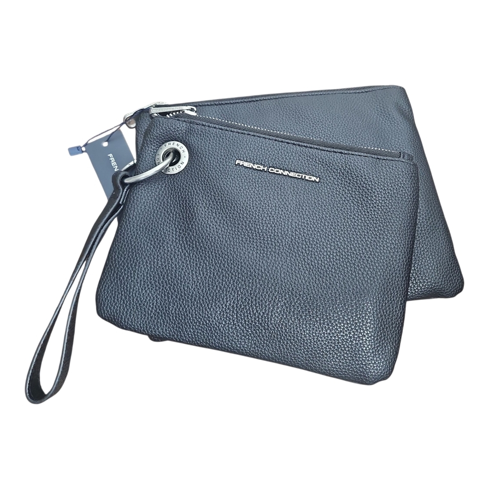 French Connection Charcoal Wristlet Bag NWT